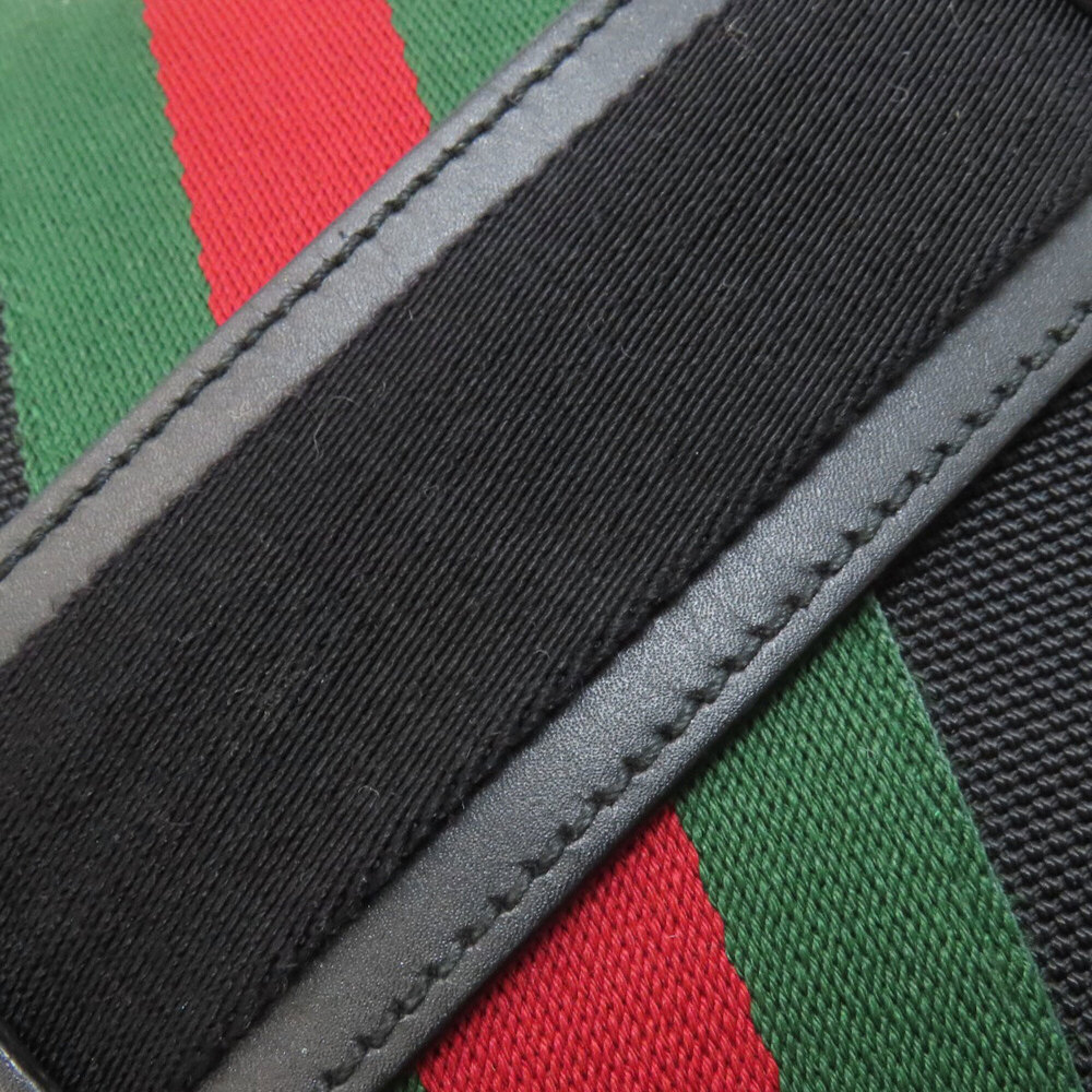 GUCCI Authentic Black Canvas Shoulder Bag - Picture 14 of 16